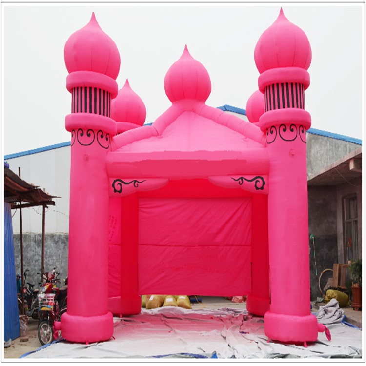 山根镇粉色帐篷